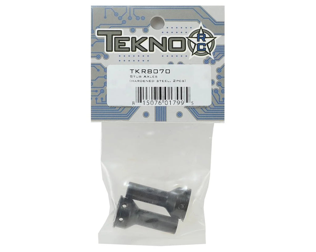 TKR8070 - Tekno RC Hardened Steel Stub Axles (2) (.4 CVA Driveshafts)