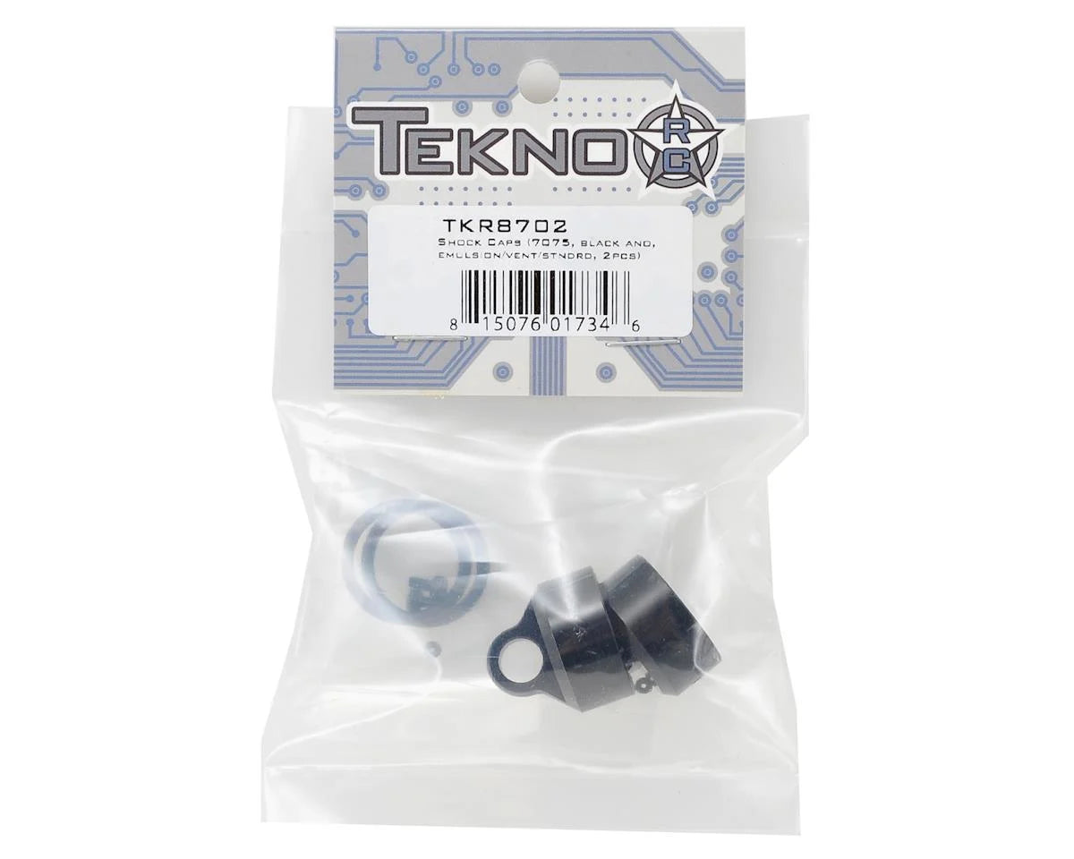 TKR8702 - Tekno RC Aluminum Shock Caps (2) (Emulsion/Vented/Non-Vented)