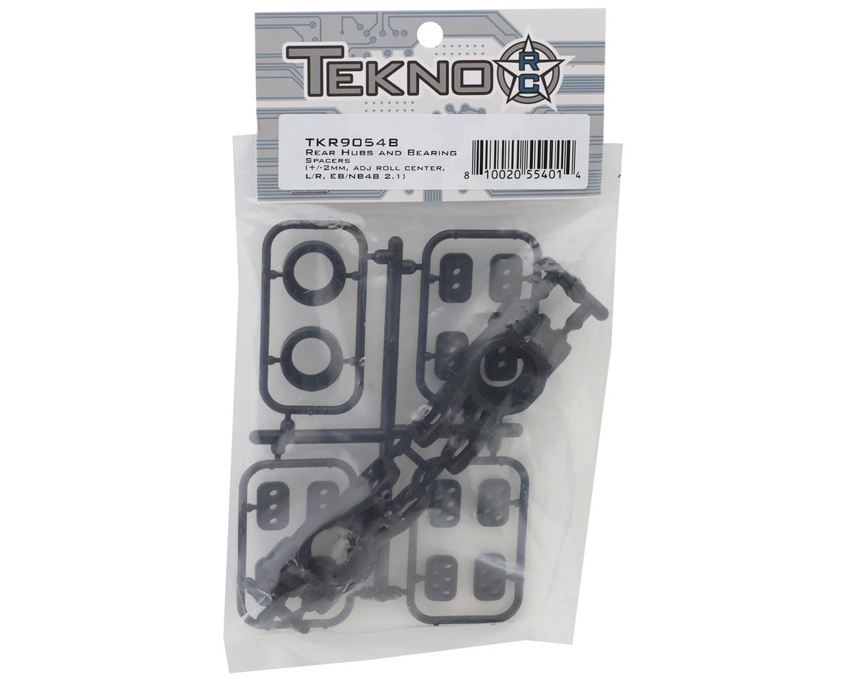 TKR9054B – Rear Hubs and Bearing Spacers (+/-2mm, adj roll center, L/R, EB/NB48 2.1)