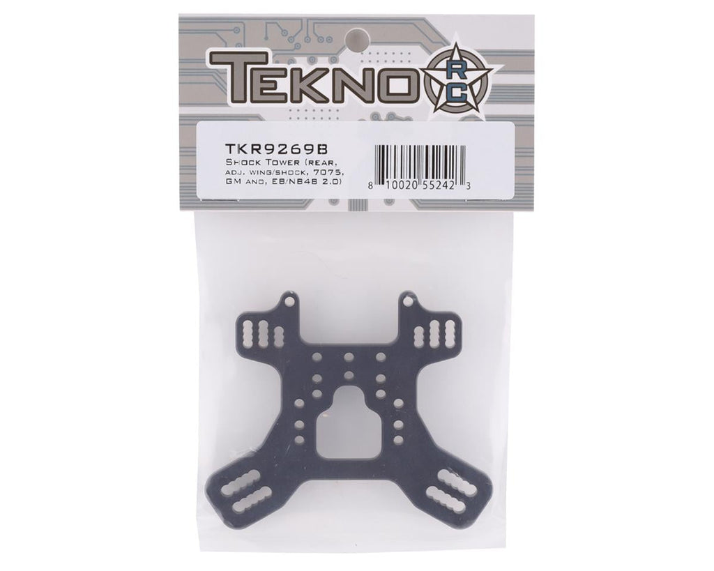 TKR9269B – Shock Tower (rear, adj. wing/shock, 7075 CNC, GM ano, EB/NB48 2.0)