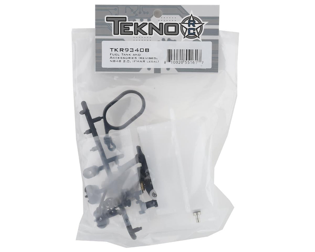 TKR9340B – Fuel Tank and Accessories (revised, NB48 2.0, IFMAR legal)