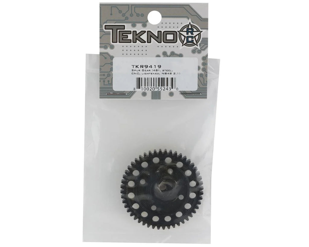 TKR9419 – Spur Gear (48t, steel, CNC, lightened, NB48 2.1)