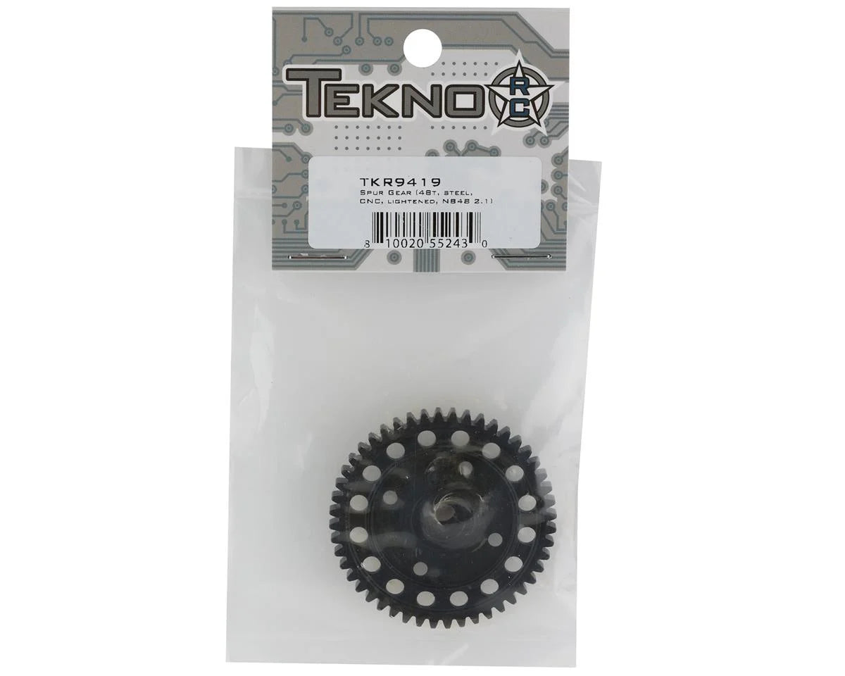 TKR9419 – Spur Gear (48t, steel, CNC, lightened, NB48 2.1)