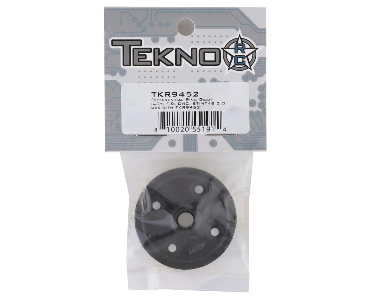 TKR9452 – Differential Ring Gear (40t, F/R, CNC, ET/NT48 2.0, use with TKR9453)