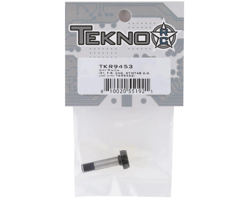 TKR9453 – Diff Pinion (9t, F/R, CNC, ET/NT48 2.0, use with TKR9452)