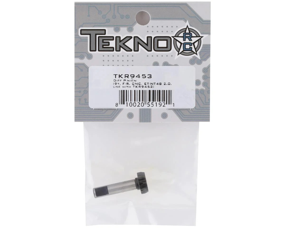 TKR9453 – Diff Pinion (9t, F/R, CNC, ET/NT48 2.0, use with TKR9452)