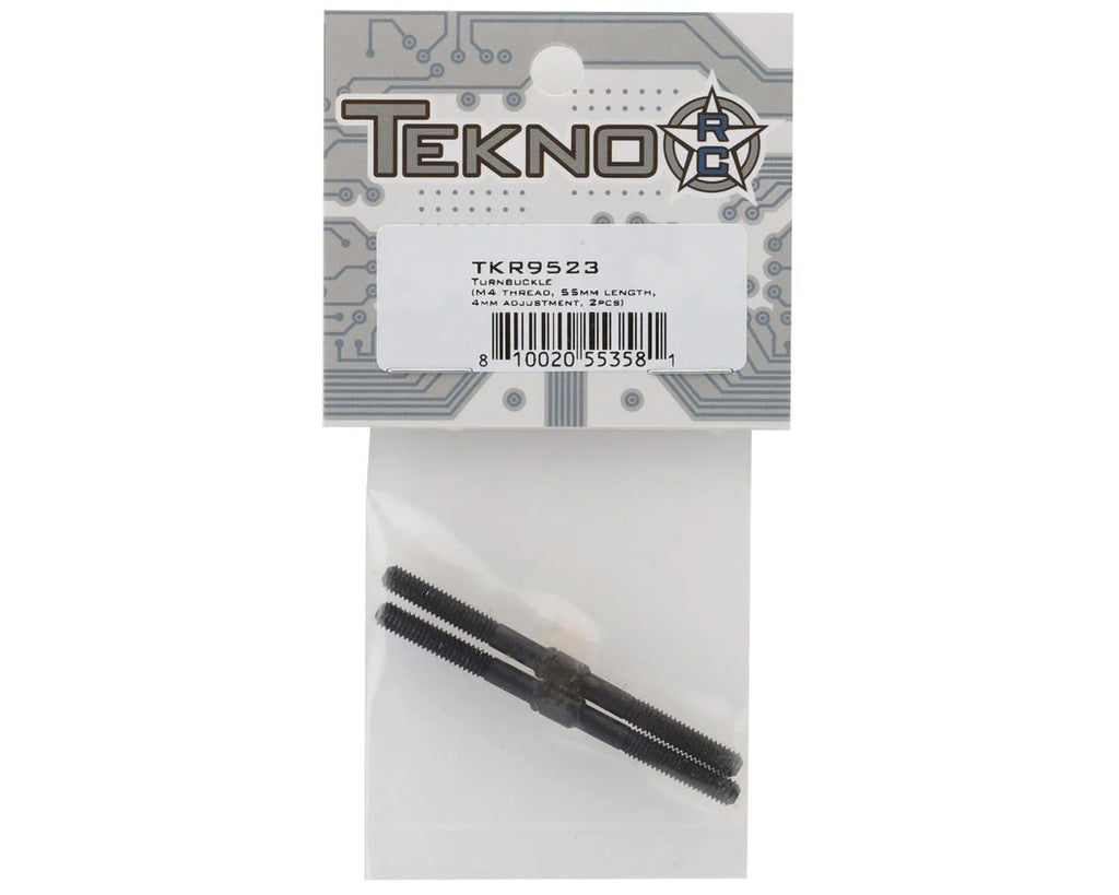 TKR9523 – Turnbuckle (M4 thread, 55mm length, 4mm adjustment, 2pcs)
