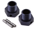 TKR9671 – Wheel Hubs (+2mm offset, 17mm, gun metal ano, w/pins, 2pcs)